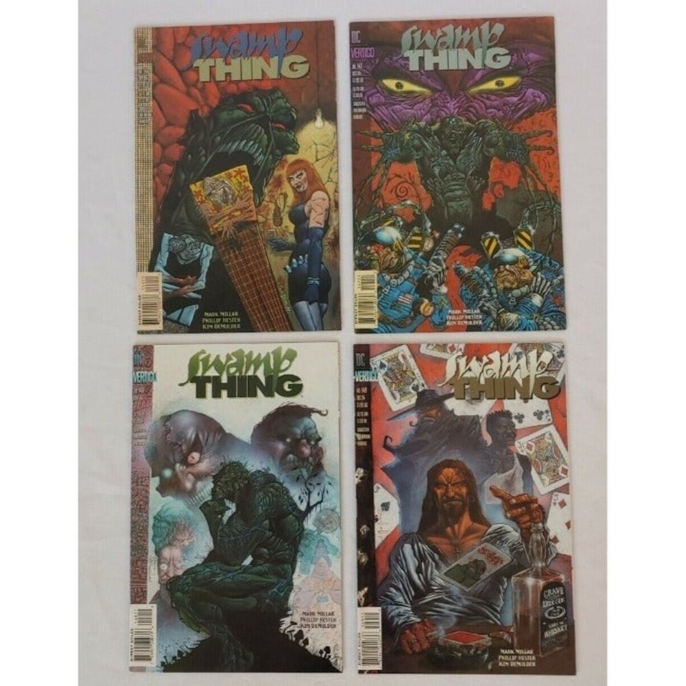 DC Comics Swamp Thing Issues #146-149 Vintage Comic Book Lot 1994 Vertigo Lot
